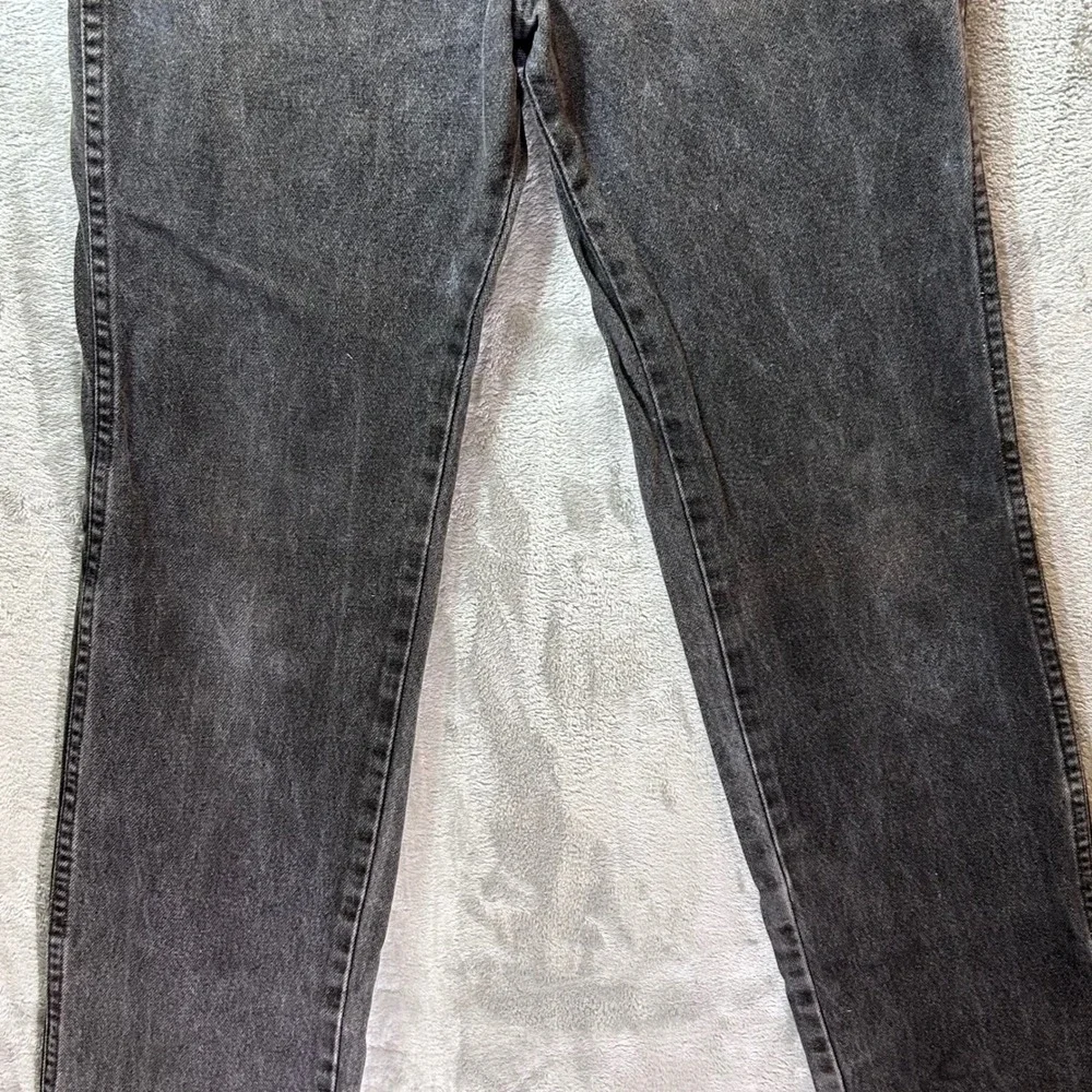 Wrangler‎ 933SEWK Cowboy Cut Mens Faded Black Straight Leg Jeans 29x30 Cotton